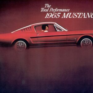 Classic Ford Mustang Sales Brochure 1965