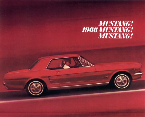 Classic Ford Mustang Sales Brochure 1966