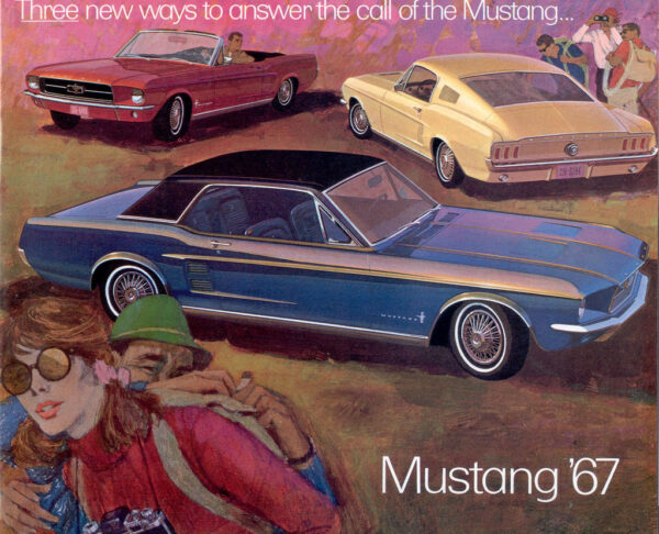 Classic Ford Mustang Sales Brochure 1967