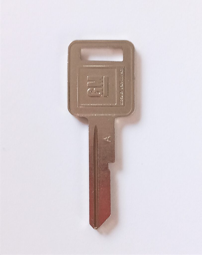 GM A Ignition key blank