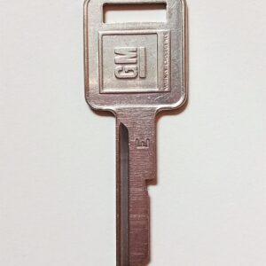 GM E Ignition key blank