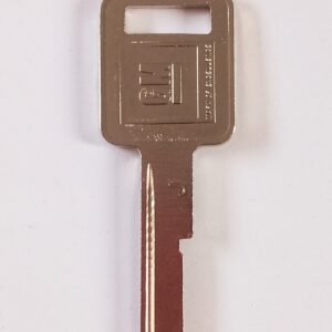GM J Ignition key blank