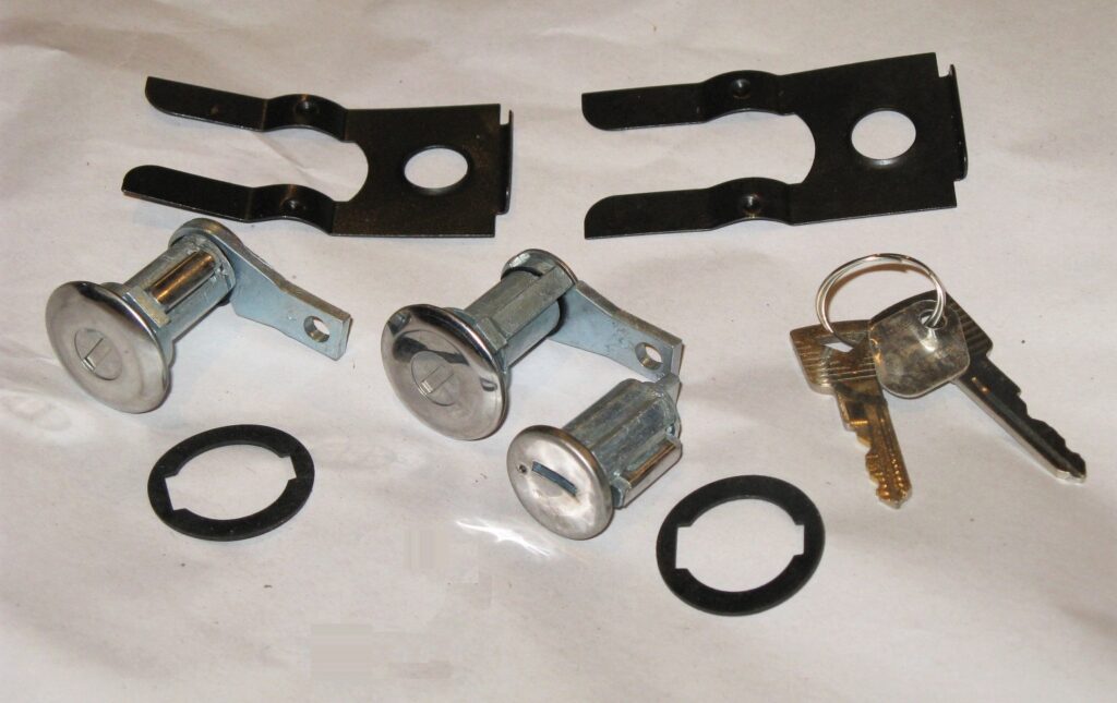 64-66 Mustang Ign & Door lock set