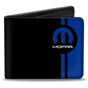 Leather style PU Mopar logo wallet