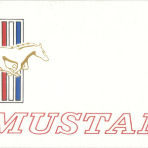1966 Mustang Owners Manual