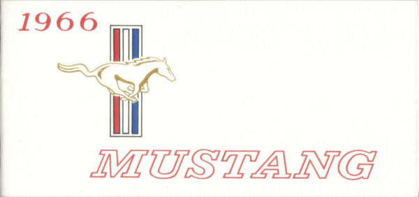 1966 Mustang Owners Manual