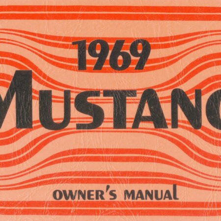 1969 Mustang Owners Manual