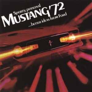 Classic Ford Mustang Sales Brochure 1971