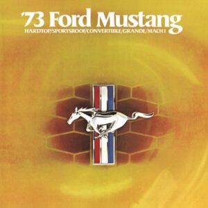 Classic Ford Mustang Sales Brochure 1971