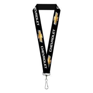 Chevrolet gold bowtie lanyard