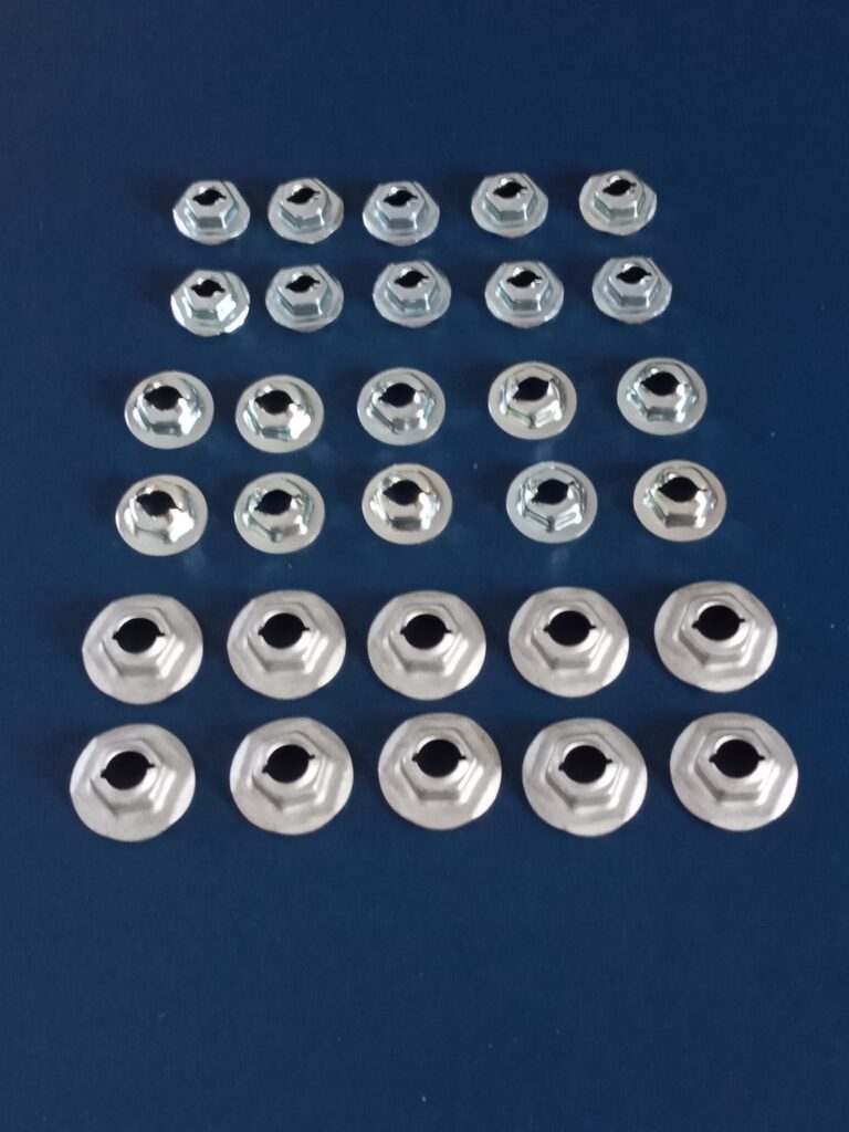 30 mixed thread cutting speed nuts