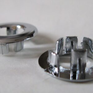 Ford Mustang 1965-1968 2 x chrome Door Panel Lock Knob grommets