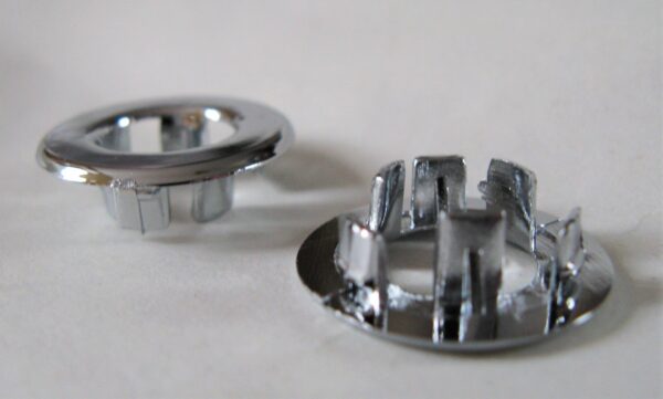 Ford Mustang 1965-1968 2 x chrome Door Panel Lock Knob grommets