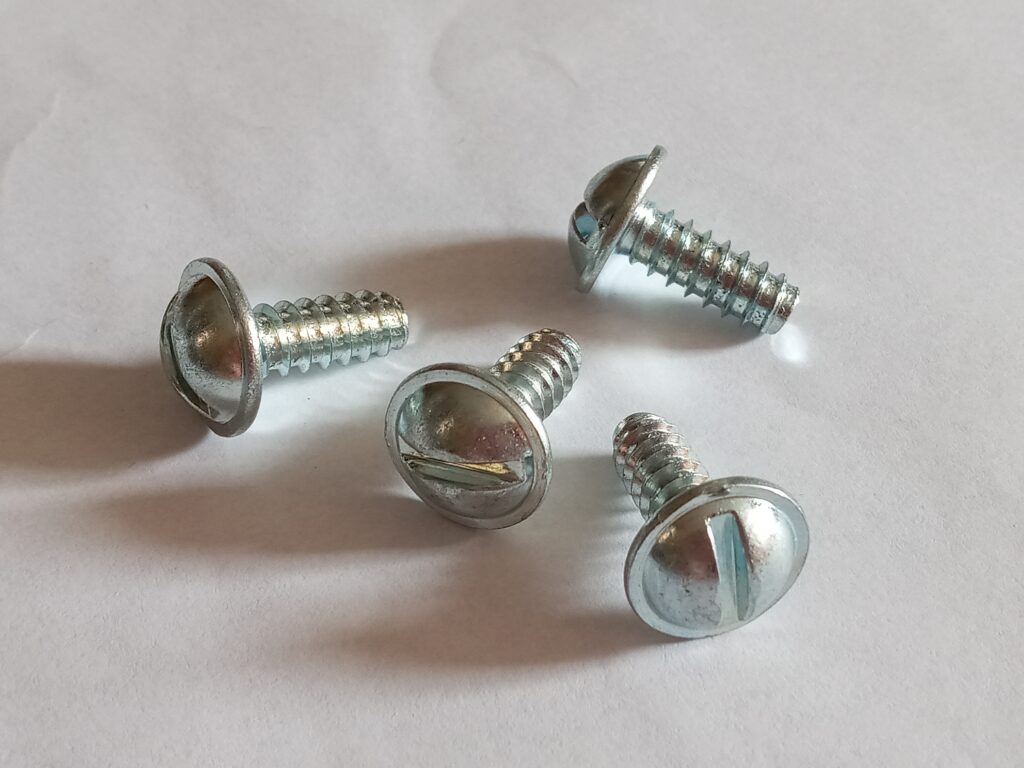 American License Plate mounting screws